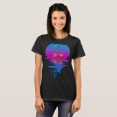 Vintag Retro Sunset Cherry T-Shirt (Vorne ganz)