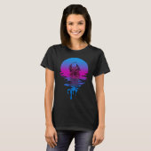 Vintag Retro Sunset Gargoyle T-Shirt (Vorne ganz)