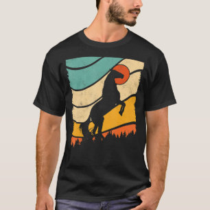 Vintag Retro Sunset Horse Wild Animal Wild Horses T-Shirt