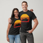 Vintag Retro Sunset Jet Ski T-Shirt (Unisex)