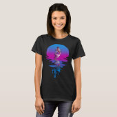 Vintag Retro Sunset Koi Fisch T-Shirt (Vorne ganz)