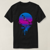 Vintag Retro Sunset Osprey T-Shirt (Design vorne)