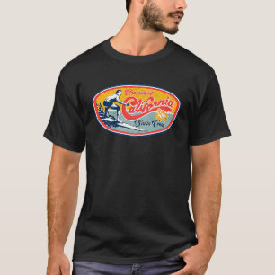 Vintag Retro Surf Style UC Santa Cruz T-Shirt