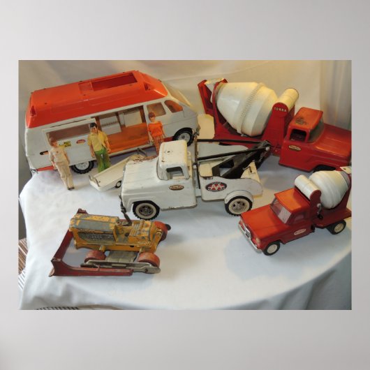 Vintag / Retro Tonka Trucks & Toys Poster (Vorne)