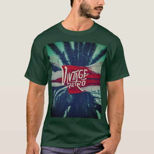 Vintag Retro-Tshirt T-Shirt (Vorderseite)
