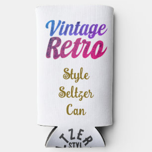 Vintag Retro Typografie Design -20-Oz Selters Dosenkühler