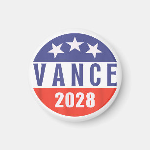Vintag Retro Vance 2028 für die Präsidentenwahl Magnet