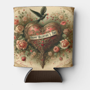 Vintag/Retro Viktorianischer Valentinstag Cooler Dosenkühler
