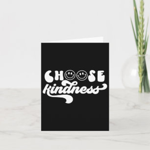 Vintag Retro Wählen Sie Kindness Smile Face Inspir Karte
