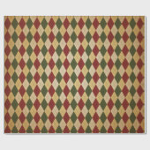 Vintag Retro-Weihnachten Geschenkpapier (Flach)