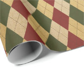 Vintag Retro-Weihnachten Geschenkpapier (Rolleneckpunkt)