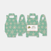 Vintag Retro Weihnachten Geschenkschachtel (Ungefaltet)