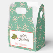 Vintag Retro Weihnachten Geschenkschachtel (Geöffnet)