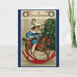 Vintag Retro Weihnachten Kundenfreundlichkeit Karte