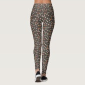 Vintag Retro-Weihnachten Leggings (Rückseite)