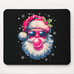 Vintag Retro Weihnachten Pink Sungles Blase Mousepad