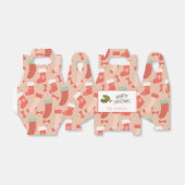 Vintag Retro Weihnachts-Strümpfe Geschenkschachtel (Ungefaltet)