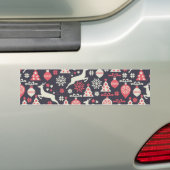 Vintag Retro Weihnachtsfeiertag Autoaufkleber (Auf Auto)