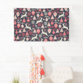 Vintag Retro Weihnachtsfeiertag Banner (Insitu)