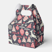 Vintag Retro Weihnachtsfeiertag Geschenkschachtel (Rückseite)