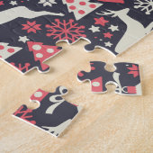 Vintag Retro Weihnachtsfeiertag Puzzle (Seite)