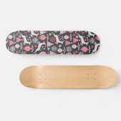 Vintag Retro Weihnachtsfeiertag Skateboard (Horizontal)