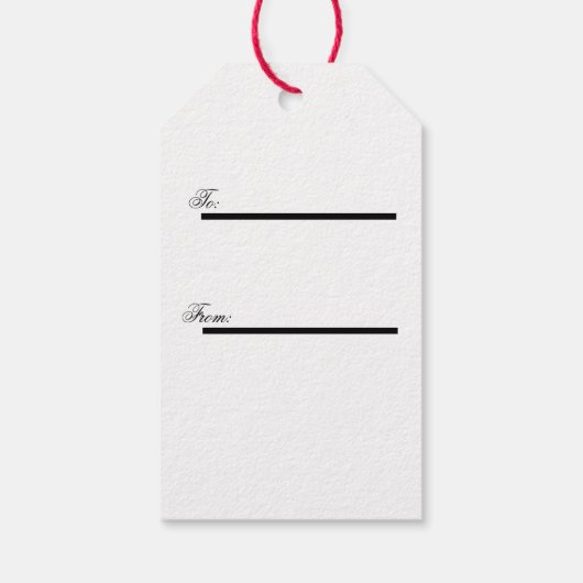 Vintag Retro Weihnachtsgeschenk-Tag - Gemütlicher Geschenkanhänger (Rückseite)