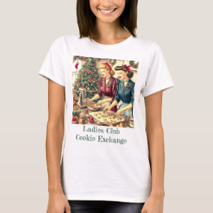 Vintag Retro Weihnachtskochtausch T-Shirt
