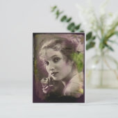 Vintag Retro Women 20s Hollywood Alice Joyce Postkarte (Stehend Vorderseite)