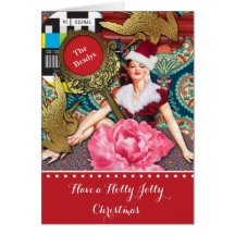 Vintag Retro Xmas Santa