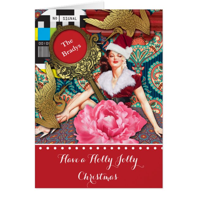 Vintag Retro Xmas Santa (Vorne)