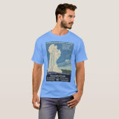 Vintag Retro Yellowstone Nationalparkreise T-Shirt (Vorne ganz)