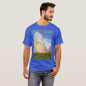 Vintag Retro Zion Nationalpark T - Shirt (Vorne ganz)
