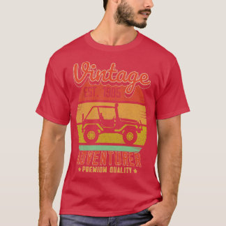Vintag RetroAdventurer Est 1985 Geburtstagsgeschen T-Shirt