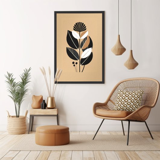 Vintag Retrofloral Poster