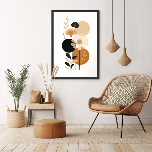 Vintag Retrofloral Poster