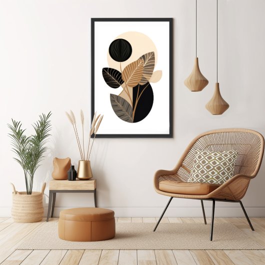 Vintag Retrofloral Poster