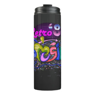 Vintag Rhythm Retro Music Thermosbecher