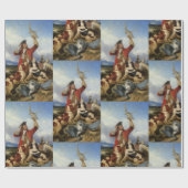 Vintag Richard Ansdell Bird Hogs Animal Hawking Geschenkpapier (Flach)