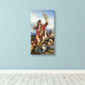 Vintag Richard Ansdell Bird Hogs Animal Hawking Leinwanddruck (Insitu (Holzboden))