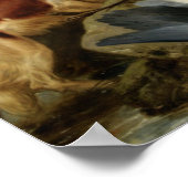 Vintag Richard Ansdell Bird Hogs Animal Hawking Poster (Ecke)