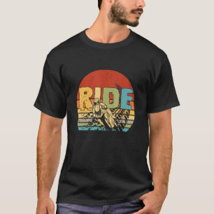 Vintag Ride Dirt Bike Motocross Möbelstück Motocro T-Shirt