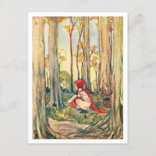 Vintag Rie Cramer Little Red Riding Hood Postkarte