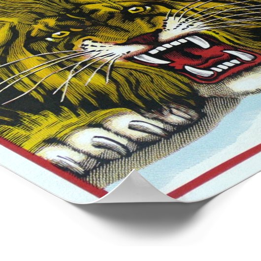 Vintag Ringling Bros. Poster (Ecke)