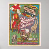 Vintag Ringling Brothers Circus Poster (Vorne)