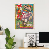 Vintag Ringling Brothers Circus Poster (Heimbüro)