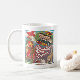 Vintag Ringling Brothers Circus Poster Kaffeetasse