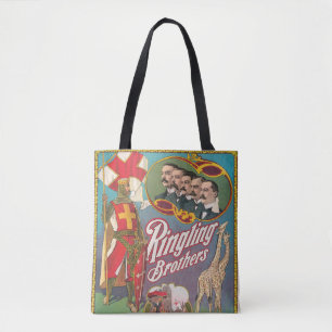 Vintag Ringling Brothers Circus Poster Tasche