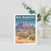 Vintag Rio Rancho New Mexico Postkarte (Stehend Vorderseite)