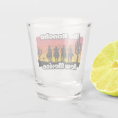 Vintag Rio Rancho New Mexico Schnapsglas (Rückseite)
